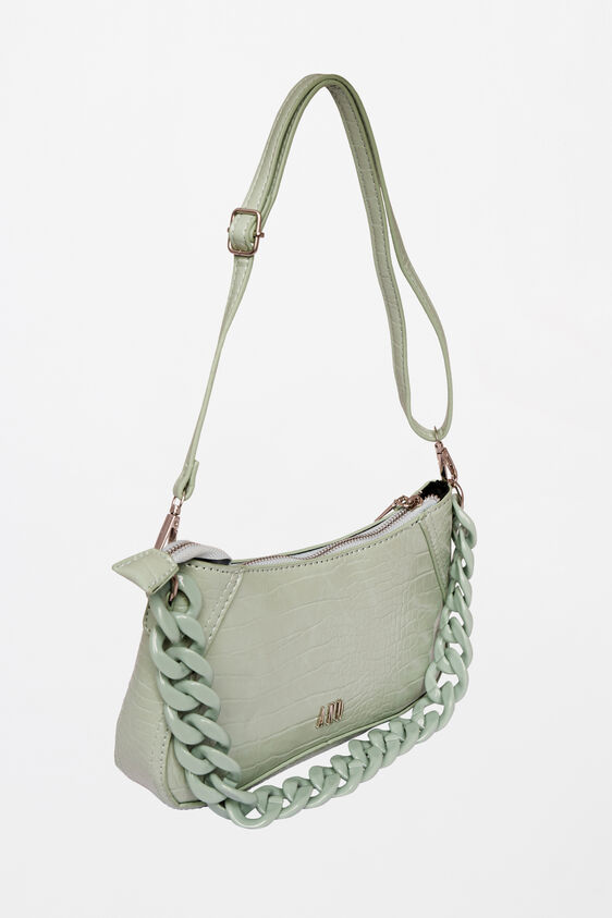 Sage Green Shoulder Bag, , image 2